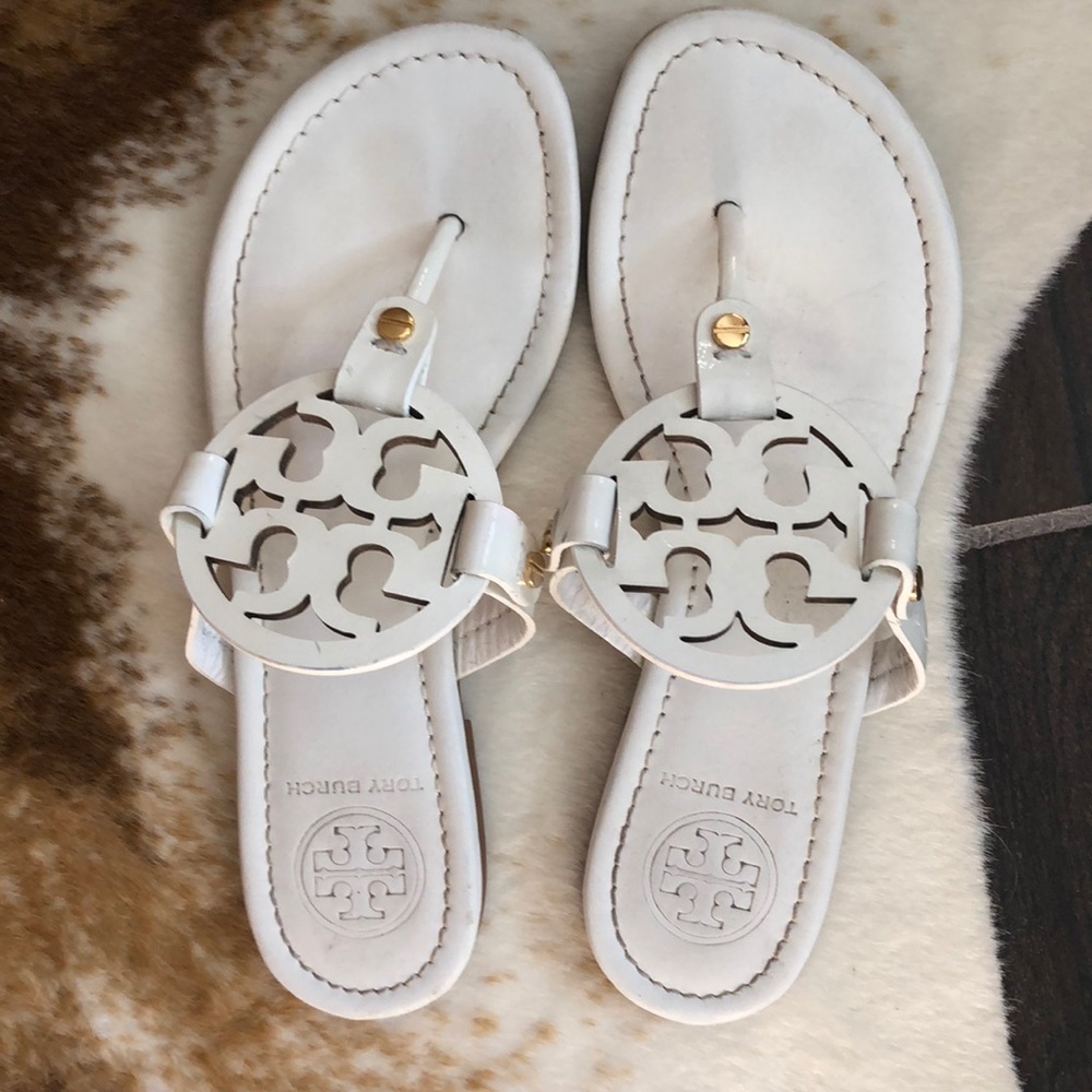 White Tory Burch Sandal